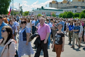 Сотрудники Управления ветеринарии Орловской области приняли участие в торжественном митинге в честь Дня России